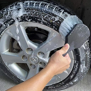 Detailing Washing Accessories Multifunctional Gray Short Handle Car Tire Brush