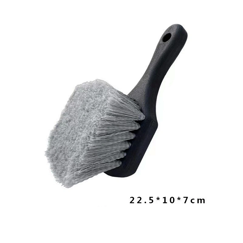 Detailing Washing Accessories Multifunctional Gray Short Handle Car Tire Brush